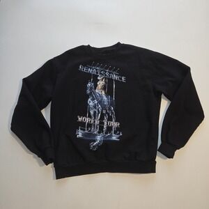 Beyonce Crewneck Sweatshirt Unisex Large L Black Renaissance World Tour‎ Merch